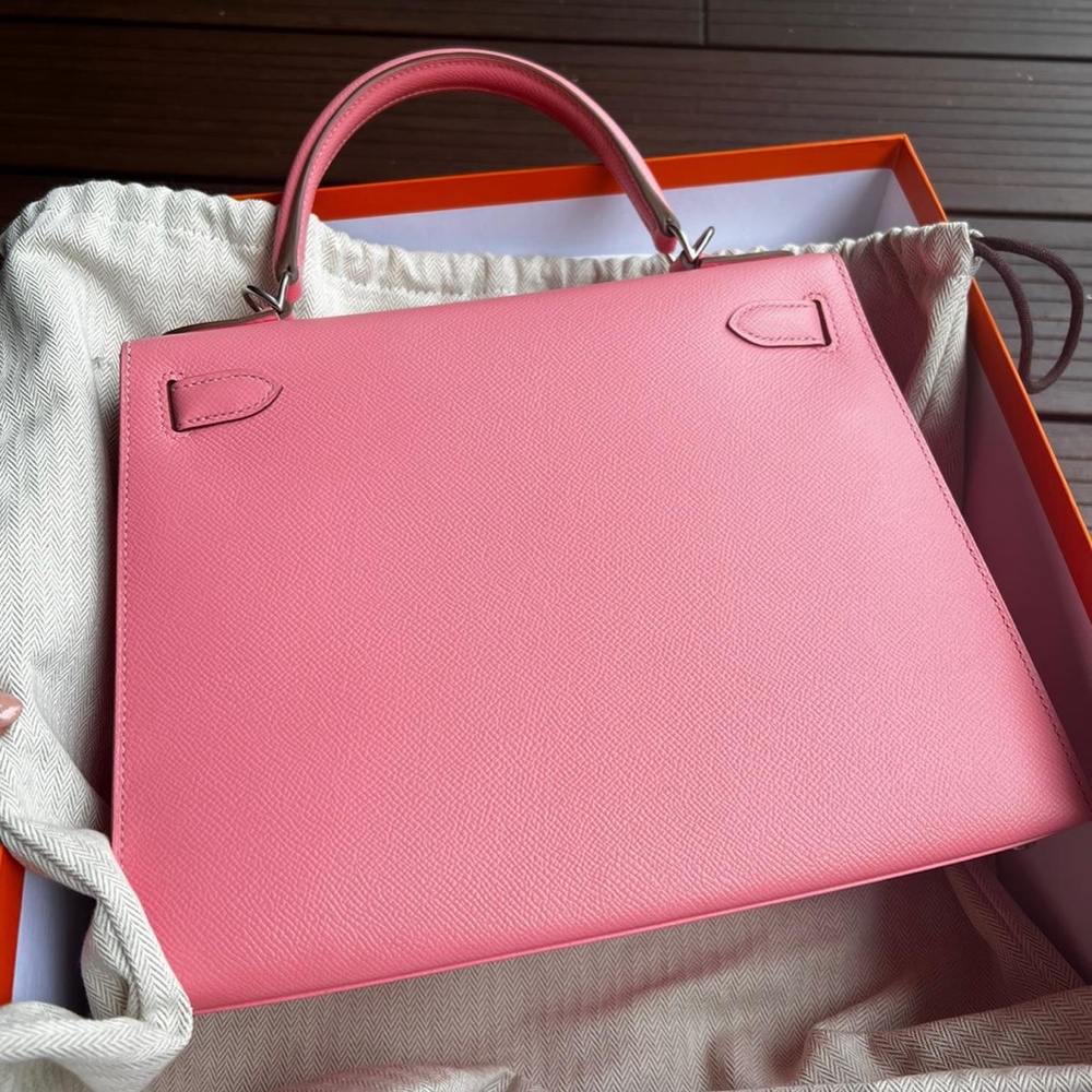 Hermes Kelly 28 Leather Handsbag - Picture 3 of 11
